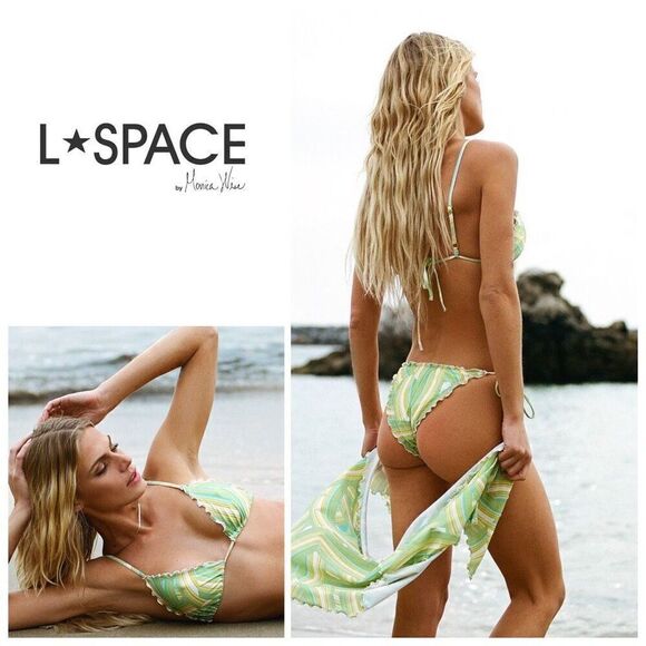 NEW L*SPACE teeny bikini. L-top/S-bottom. Retails $187 - Picture 1 of 13